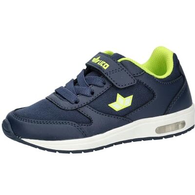 Lico Elvin VS sneakers, marinblå/citron, 34 EU Lico Elvin VS sneakers, marinblå/citron, 34 EU