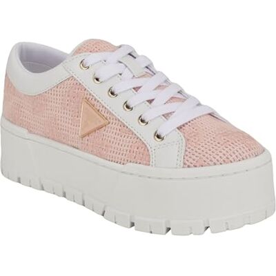 GUESS Tesie sneakers för kvinnor, Cameo Vit 682, 39.5 EU GUESS Tesie sneakers för kvinnor, Cameo Vit 682, 39.5 EU