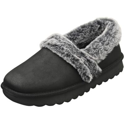 Skechers kvinnors mysiga upp-tofflor svart kastanj 169027, Svart, 39 EU Skechers kvinnors mysiga upp-tofflor svart kastanj 169027, Svart, 39 EU