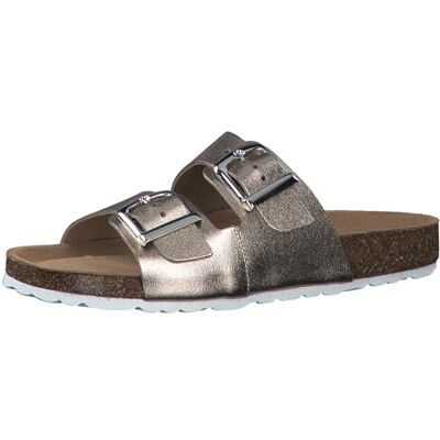 MARCO TOZZI Dam, läder, mjuk känsla ME fotbädd, 2–27406–42 pantolett, rosa metall, 39 EU, Rosemetall, 39 EU MARCO TOZZI Dam, läder, mjuk känsla ME fotbädd, 2–27406–42 pantolett, rosa metall, 39 EU, Rosemetall, 39 EU