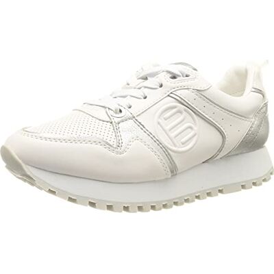 BAGATT casual Siena snörning, vit/silver, 39 EU, Vitt silver, 39 EU BAGATT casual Siena snörning, vit/silver, 39 EU, Vitt silver, 39 EU