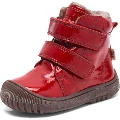Bisgaard Unisex barn Evon Tex Fashion Boot, Röd patent, 21 EU Bisgaard Unisex barn Evon Tex Fashion Boot, Röd patent, 21 EU
