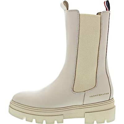 Tommy Hilfiger Tommy Jeans herr Cupsole sneakers retro basket skor, Klassisk beige, 40 EU Tommy Hilfiger Tommy Jeans herr Cupsole sneakers retro basket skor, Klassisk beige, 40 EU