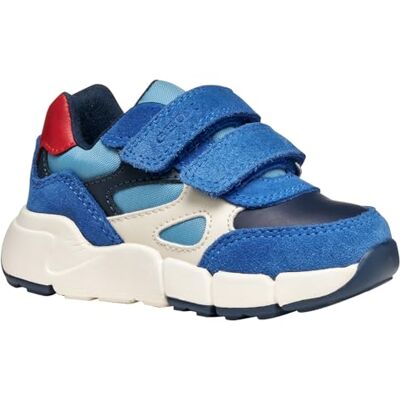 Geox Baby pojkar B FLEXYPER Mini Pojksneakers, ROYAL/Röd, 20 EU, Kungsröd, 20 EU Geox Baby pojkar B FLEXYPER Mini Pojksneakers, ROYAL/Röd, 20 EU, Kungsröd, 20 EU