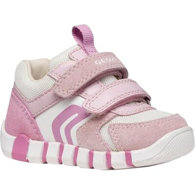 Geox Pojkar flickor B IUPIDOO Girl C sneakers, rosa/vit, 26 EU Geox Pojkar flickor B IUPIDOO Girl C sneakers, rosa/vit, 26 EU