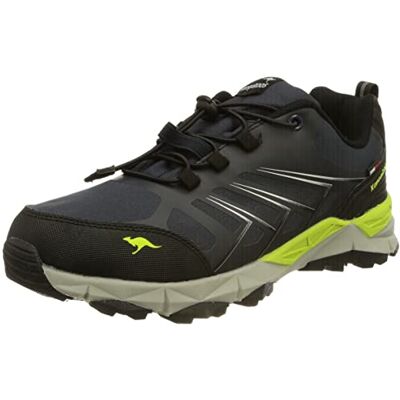 KangaROOS Unisex K-ad Ground RTX sneakers, Dk marinblå lime 38 EU KangaROOS Unisex K-ad Ground RTX sneakers, Dk marinblå lime 38 EU