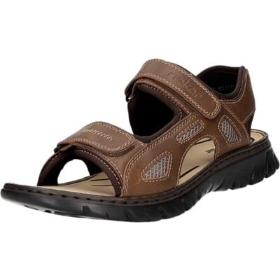 Rieker män 26761 trekkingsandaler, brun, 46 EU Rieker män 26761 trekkingsandaler, brun, 46 EU