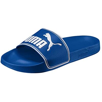 PUMA unisex Leadcat tofflor, Blå turkisk havs vit, 44.5 EU PUMA unisex Leadcat tofflor, Blå turkisk havs vit, 44.5 EU