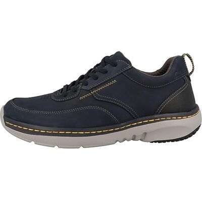 Clarks Pro Lace Mens Navy Leather, 7 Clarks Pro Lace Mens Navy Leather, 7