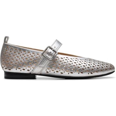 Clarks Fawna Jane Womens Silver Metallic, 3 Clarks Fawna Jane Womens Silver Metallic, 3