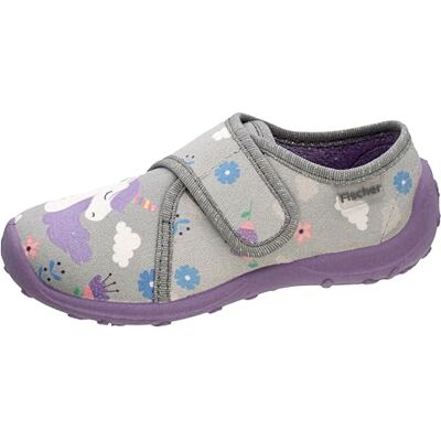 Fischer Markenschuh Fischer Tofflor för barn 642353, storlek:34, Färg:grå Fischer Markenschuh Fischer Tofflor för barn 642353, storlek:34, Färg:grå