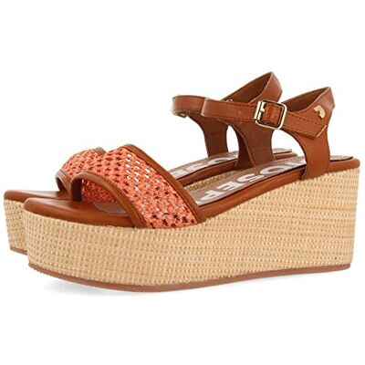 GIOSEPPO Dam Asquins kil sandal, Korallträdgård, 39 EU GIOSEPPO Dam Asquins kil sandal, Korallträdgård, 39 EU