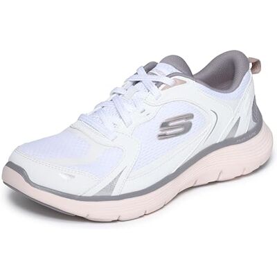 Skechers Dam Flex Appeal 5.0 Retro Rush sneakers, vit, 3.5 UK Skechers Dam Flex Appeal 5.0 Retro Rush sneakers, vit, 3.5 UK