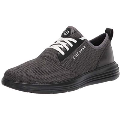 Cole Haan herr Grandsport resa stickad sneaker, Svart/Optisk vit, 44.5 EU Cole Haan herr Grandsport resa stickad sneaker, Svart/Optisk vit, 44.5 EU