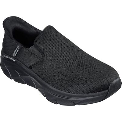 Skechers herr extra bred passform handsfree slip-on D'LUX Walker 2.0 REZINATE sneakers, svart, 40 EU, Svart, 7 UK X-Wide Skechers herr extra bred passform handsfree slip-on D'LUX Walker 2.0 REZINATE sneakers, svart, 40 EU, Svart, 7 UK X-Wide