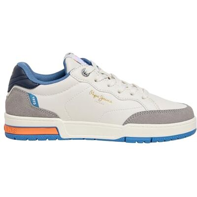 Pepe Jeans Levitt State B Sneak, Grå (Argent Grey), 1,5 UK Pepe Jeans Levitt State B Sneak, Grå (Argent Grey), 1,5 UK