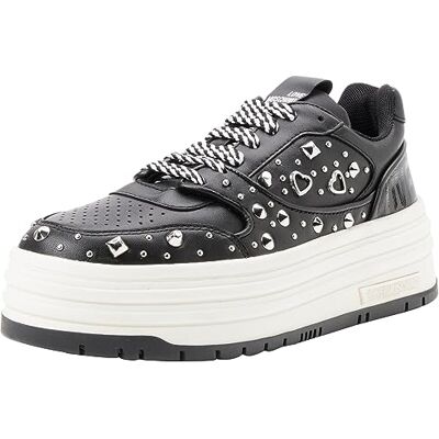 Love Moschino JA15396G1HIAL00A, Sneakers Kvinna, Svart, 35 EU, Nero, 35 EU Love Moschino JA15396G1HIAL00A, Sneakers Kvinna, Svart, 35 EU, Nero, 35 EU