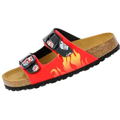 Lico BIOLINE KIDS FLAME Pojke Tofflor, Röd, 35 EU Lico BIOLINE KIDS FLAME Pojke Tofflor, Röd, 35 EU
