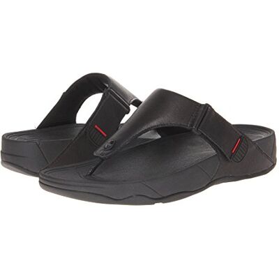 Fitflop Män Trakk Ii Toe Thongs sandaler, Svart All Black 090-46 EU Fitflop Män Trakk Ii Toe Thongs sandaler, Svart All Black 090-46 EU