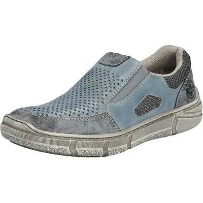 Rieker herr 04051 tofflor, Blå kombi, 45 EU Rieker herr 04051 tofflor, Blå kombi, 45 EU