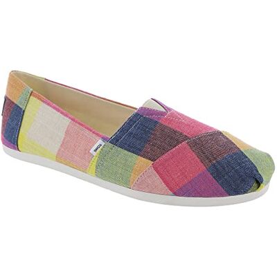 TOMS Alpargata tryck loafer för kvinnor platt, Flerfärgad, 41 EU TOMS Alpargata tryck loafer för kvinnor platt, Flerfärgad, 41 EU