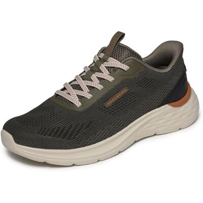 Skechers herr Garner sneakers, Olive Mesh/Syntetisk, 10.5 UK Skechers herr Garner sneakers, Olive Mesh/Syntetisk, 10.5 UK