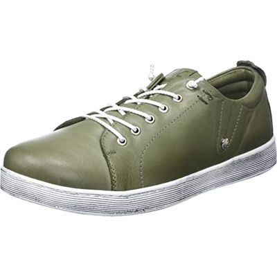 Andrea Conti Damen Sneaker, Oliv, 35 EU Andrea Conti Damen Sneaker, Oliv, 35 EU