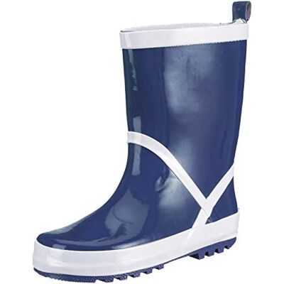 Playshoes Unisex barn gummistövlar regnstövlar, marinblå, 22/23 EU Playshoes Unisex barn gummistövlar regnstövlar, marinblå, 22/23 EU