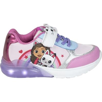 CERDÁ LIFE'S LITTLE MOMENTS Gabby's Dollhouse barnsneakers med LED-ljus, rosa, 7 UK barn, Rosa, 7 UK Child CERDÁ LIFE'S LITTLE MOMENTS Gabby's Dollhouse barnsneakers med LED-ljus, rosa, 7 UK barn, Rosa, 7 UK Child