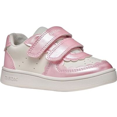 Geox Pojkar flickor B ECLYPER Girl A sneakers, vit/DK pink, 25 EU Geox Pojkar flickor B ECLYPER Girl A sneakers, vit/DK pink, 25 EU