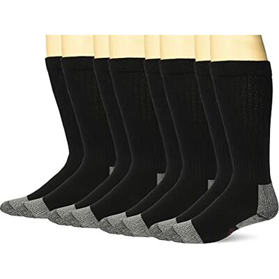 Wrangler unisex vuxen Riggs Workwear Over The Calf Work Boot Socks 4 Pair Pack Ledig socka Wrangler unisex vuxen Riggs Workwear Over The Calf Work Boot Socks 4 Pair Pack Ledig socka