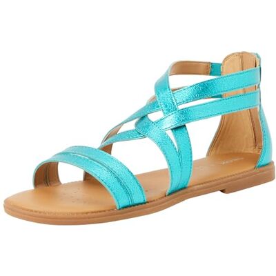 Geox flicka J Karly Girl sandal, dk emerald, 36 EU Geox flicka J Karly Girl sandal, dk emerald, 36 EU