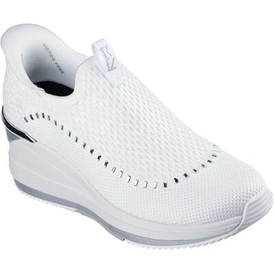 Skechers Dam The Triple Wedge-Clariti Handfree Slip-ins Sneaker, Vit, 40 EU Skechers Dam The Triple Wedge-Clariti Handfree Slip-ins Sneaker, Vit, 40 EU