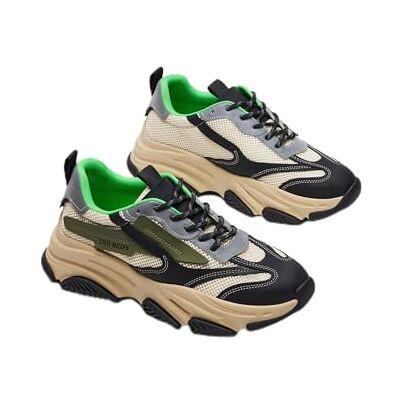 Steve Madden mäns Possess Sneaker, Oliv multi, 44 EU Steve Madden mäns Possess Sneaker, Oliv multi, 44 EU