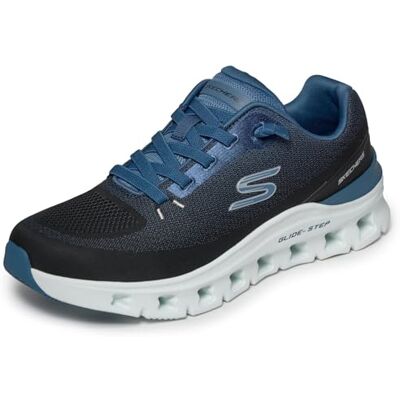 Skechers Glide-Step PRO Waverra, herrsneakers, svart och blå, 41 EU Skechers Glide-Step PRO Waverra, herrsneakers, svart och blå, 41 EU