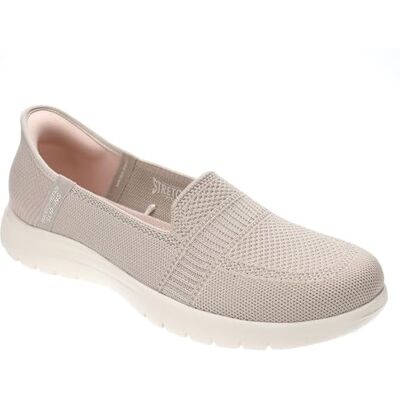 Skechers dam go Flex Camellia Sneaker, Taupe textil, 37 EU Skechers dam go Flex Camellia Sneaker, Taupe textil, 37 EU