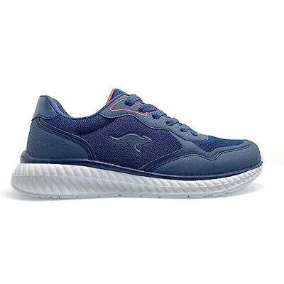 KangaROOS Unisex Km-lama sneakers, Dk Navy Neon Orange, 40 EU KangaROOS Unisex Km-lama sneakers, Dk Navy Neon Orange, 40 EU