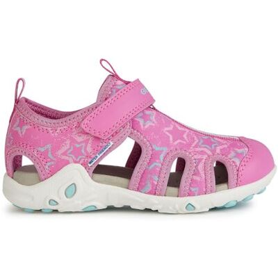 Geox J Whinberry G sandal, fuchsia/aqua, Fuchsia Aqua, 36 EU Geox J Whinberry G sandal, fuchsia/aqua, Fuchsia Aqua, 36 EU