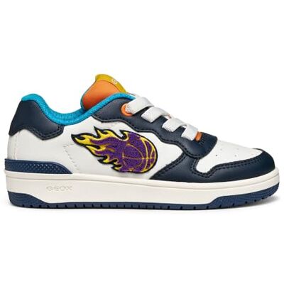 Geox J WASHIBA Pojksneakers, vit/marinblå, 36 EU, Vit marin, 36 EU Geox J WASHIBA Pojksneakers, vit/marinblå, 36 EU, Vit marin, 36 EU