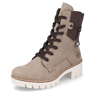 Rieker Dam X5720 snörstövlar, Beige, 39 EU Rieker Dam X5720 snörstövlar, Beige, 39 EU
