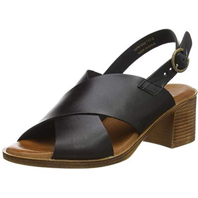 Hush Puppies Gabrielle Heeled sandal, klack dam, svart, 40 EU Hush Puppies Gabrielle Heeled sandal, klack dam, svart, 40 EU