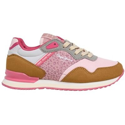 Pepe Jeans London Chic G sneak, brun (tobaksbrun), 2,5 UK Pepe Jeans London Chic G sneak, brun (tobaksbrun), 2,5 UK