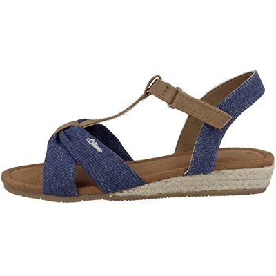 s.Oliver Flickor 5-5-48211-20 sandaler, Denim, 33 EU s.Oliver Flickor 5-5-48211-20 sandaler, Denim, 33 EU