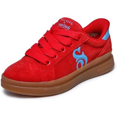 Skechers dam Courtside CALI Girlz sneakers, röd, 4.5 UK Skechers dam Courtside CALI Girlz sneakers, röd, 4.5 UK