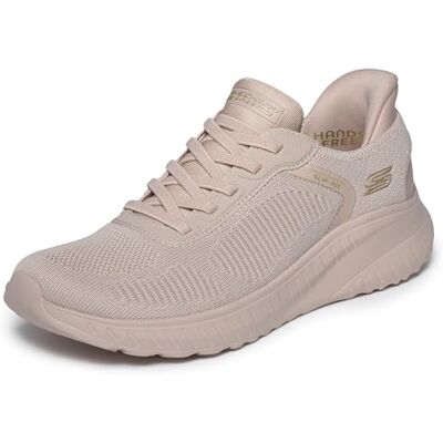 Skechers Dam Bobs Squad Chaos Current Muse sneakers, Naturlig textil, 38 EU Skechers Dam Bobs Squad Chaos Current Muse sneakers, Naturlig textil, 38 EU