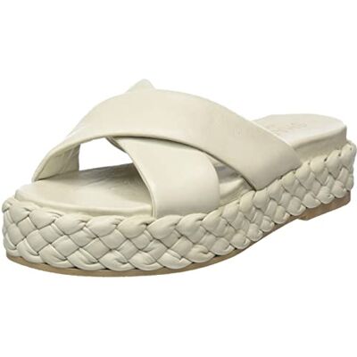 Shabbies Amsterdam Dam SHS1365 tofflor mjuk nappa läder platt sandal, offwhite, 42 EU, VIT, 42 EU Shabbies Amsterdam Dam SHS1365 tofflor mjuk nappa läder platt sandal, offwhite, 42 EU, VIT, 42 EU