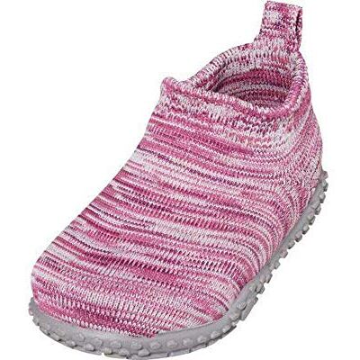 Playshoes Unisex barn stickade låga tofflor, Rosa rosa 18, 22/23 EU Playshoes Unisex barn stickade låga tofflor, Rosa rosa 18, 22/23 EU