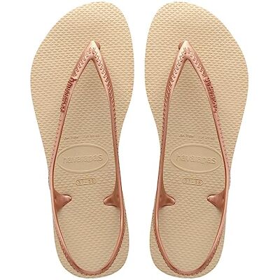 Havaianas , dames, Sunny II, strandsandalen, zandgrijs, 6/7 UK Havaianas , dames, Sunny II, strandsandalen, zandgrijs, 6/7 UK