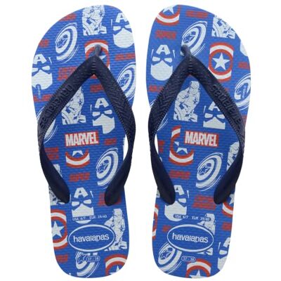 Havaianas Top Marvel Logomania Captain America 37/38 Havaianas Top Marvel Logomania Captain America 37/38