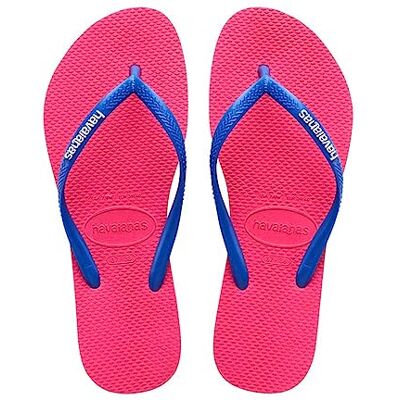 Havaianas damesslippers, roze elektrisch roze, 1/2 VK Havaianas damesslippers, roze elektrisch roze, 1/2 VK